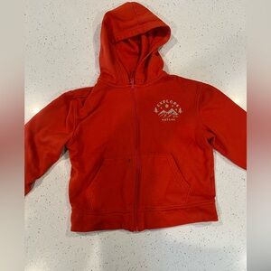 Zippered Orange Hoodie